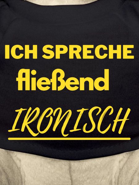 Fließend ironisch
