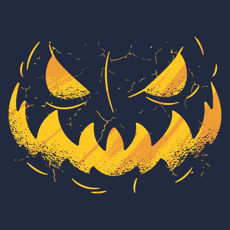Effrayant Effrayant Jack O Lantern Face Citrouille Hommes Garçons
