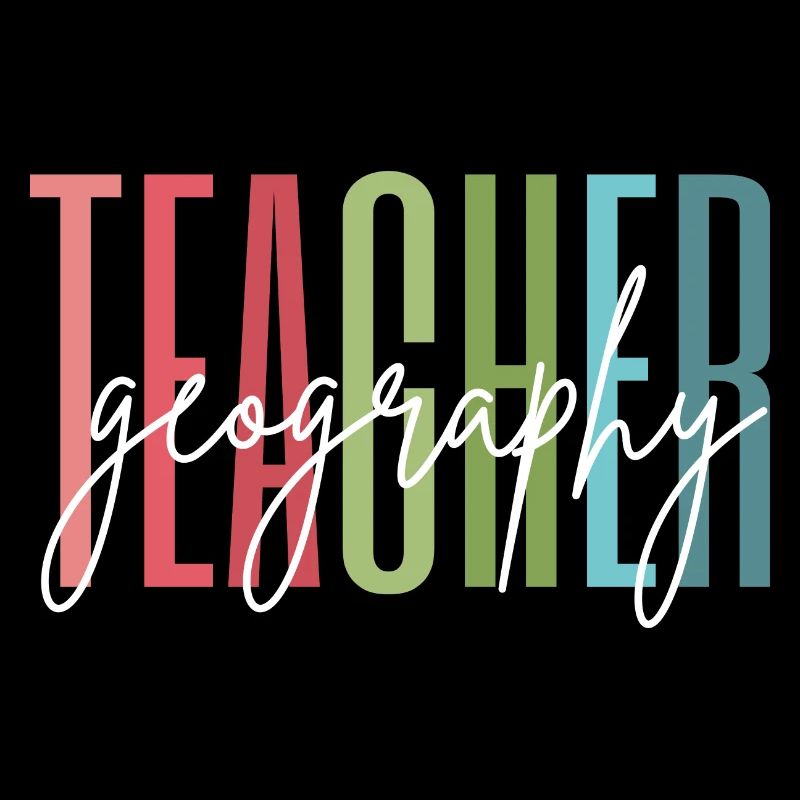 Geography Teacher Schule Danke Geschenk