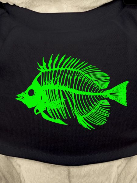 Glowing Fish Skeleton Design