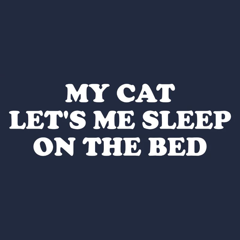 Mon chat me laisse dormir sur le lit