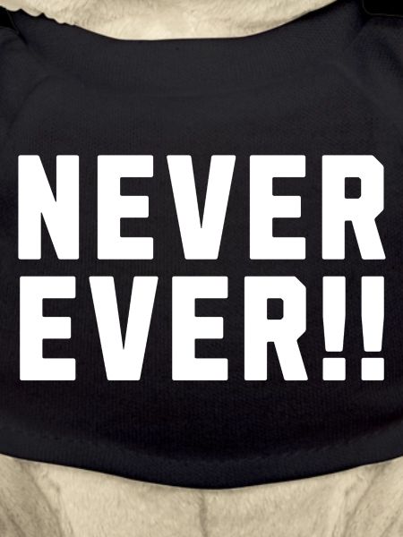 Never Ever !!