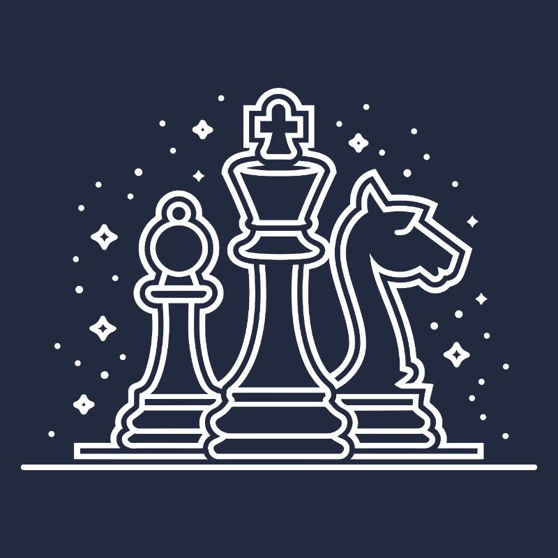 Chess Pieces Trait Sketch