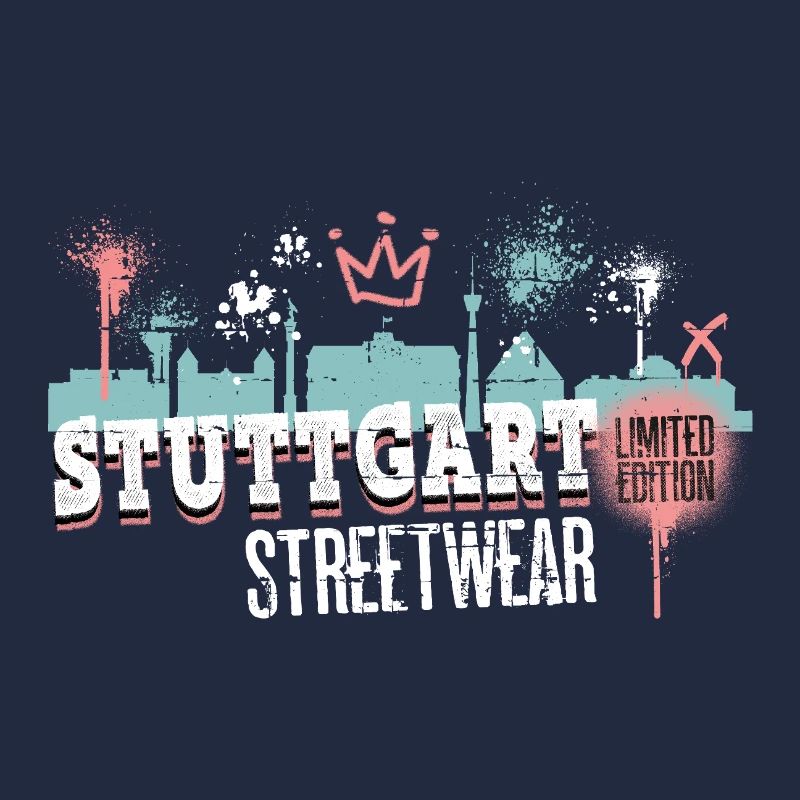 Stuttgart Skyline City Germany Graffiti Art