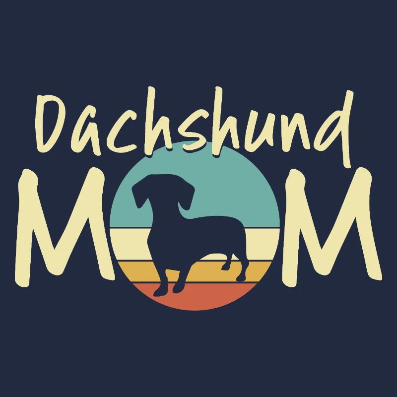 Dackel Mond Mutter Design