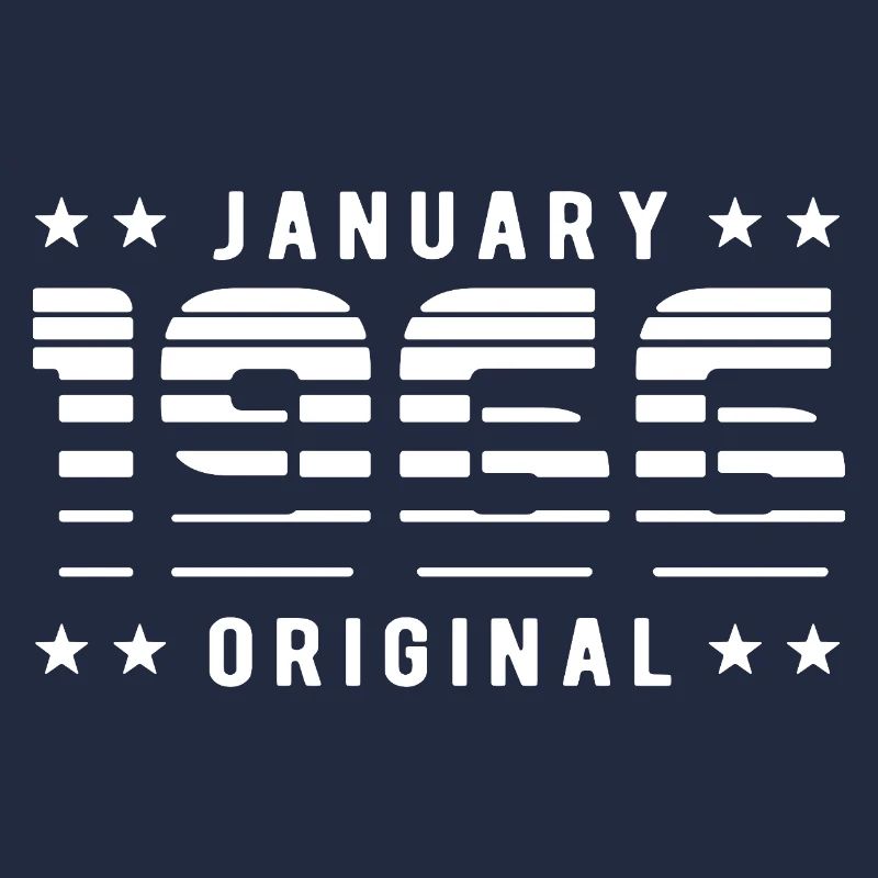 Janvier 1966 Rétrodesign original | Anniversaire