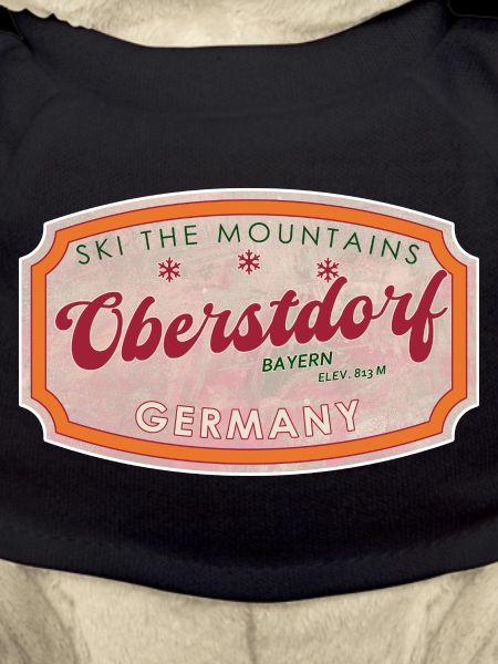 Oberstdorf Bavière Rétro Ski