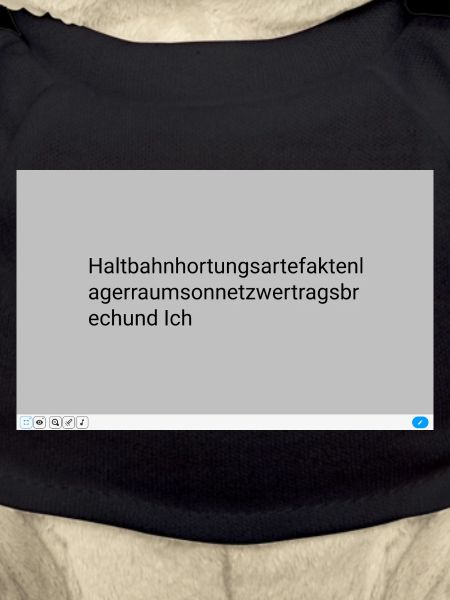 Kryptische Textmuster Grau Neon