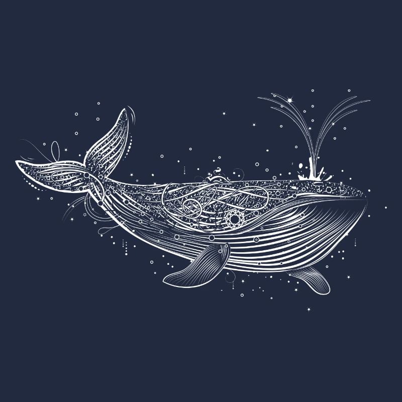 Une baleine blanche