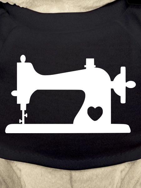 Sewing machine with heart