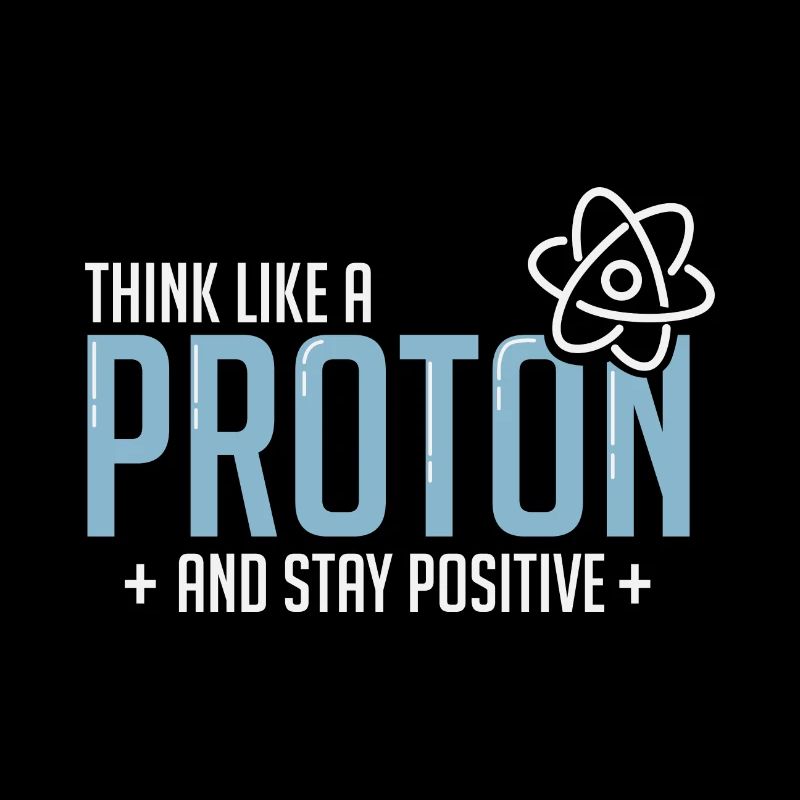 Spruch Wissenschaft Proton Denke positiv Geschenk