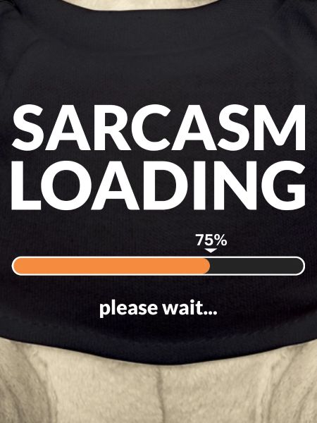 Sarcasm loading please wait