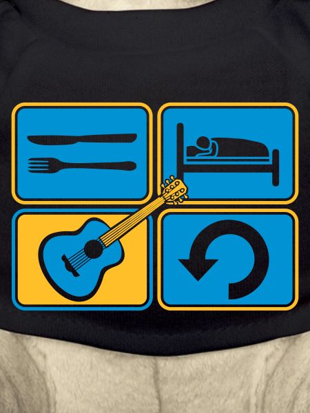 Repeat playing guitar daily