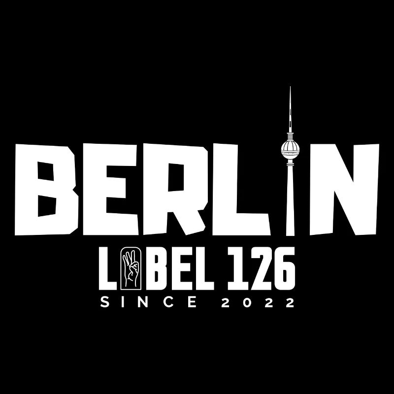 BERLIN avec TV Tower Label 126