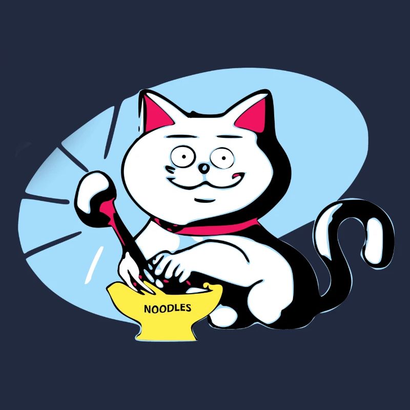Chat et ramen