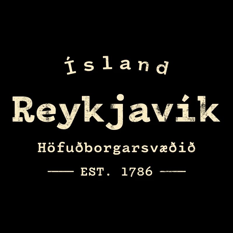 Isländisches Reykjavik Est 1786