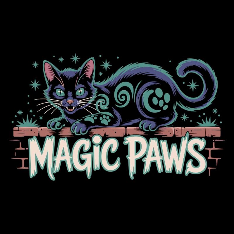 Enchanted Cat Magic Design