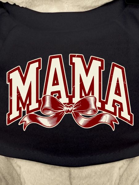 Mama Schleife Rot – Starkes Mama Statement