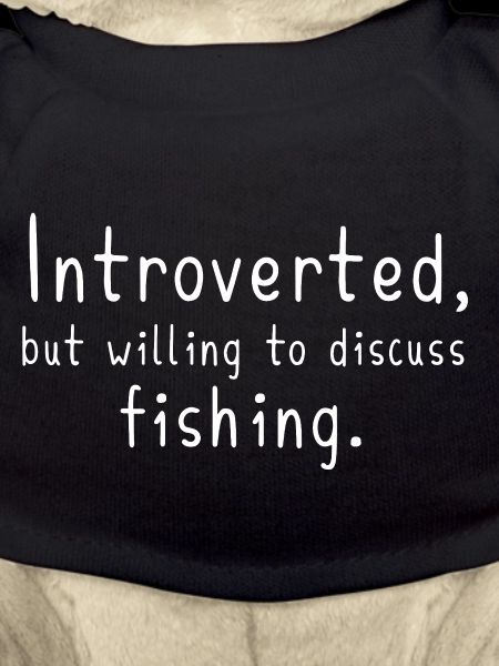 Introvert Angler Funny Fishing Gift
