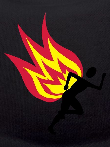 Jogger fire