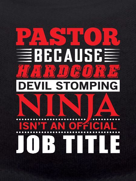 Pastor devil stomping Ninja