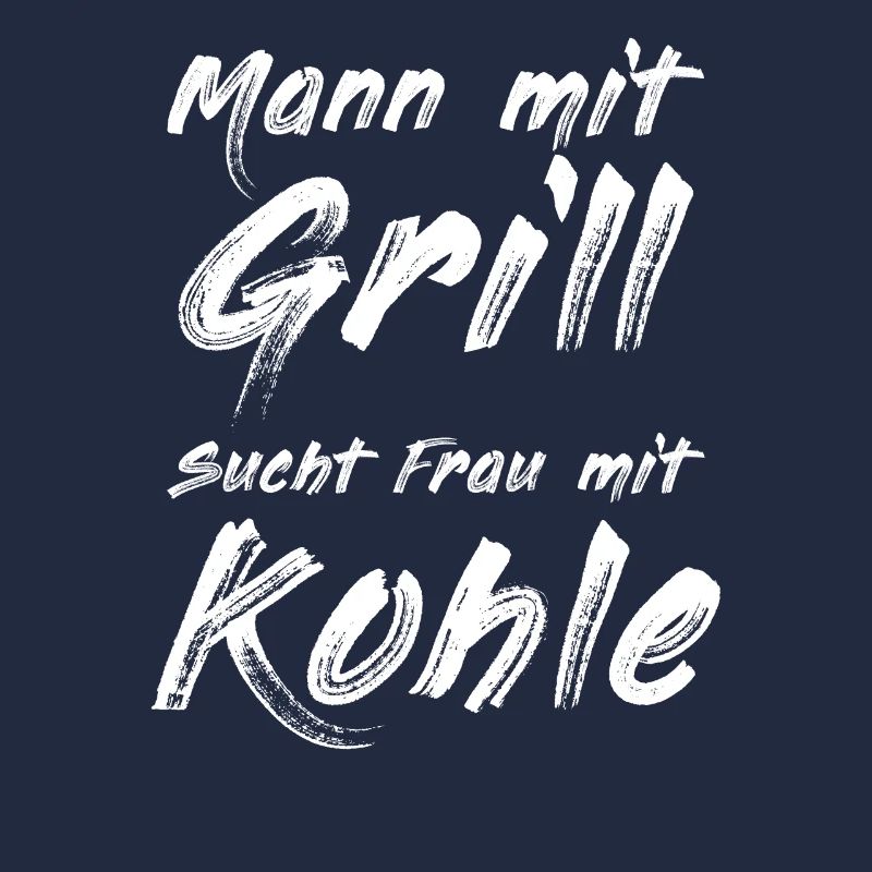 Mann mit Grill sucht