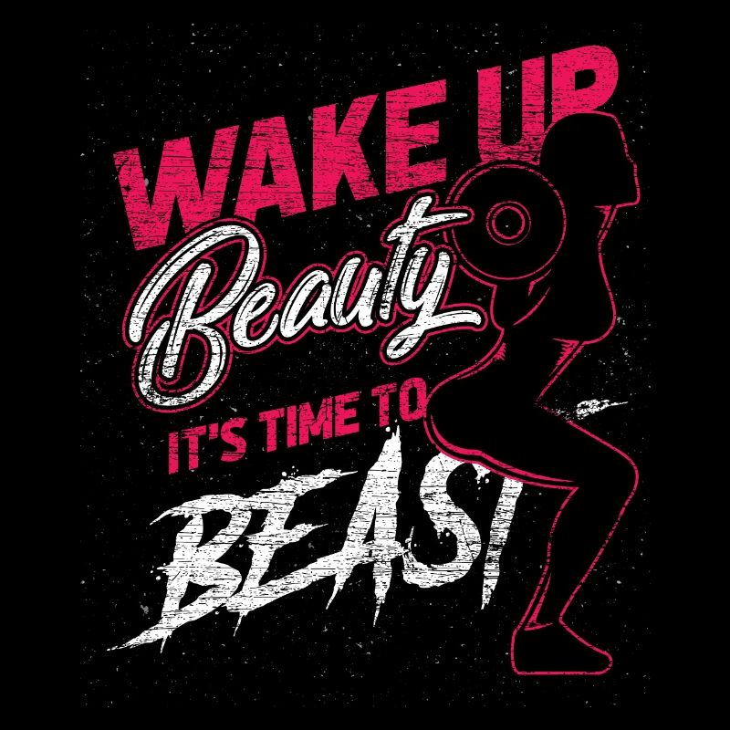 Sportswoman strength training bodybuilder beast training