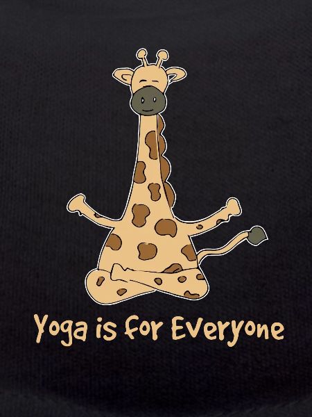 Yoga giraffe