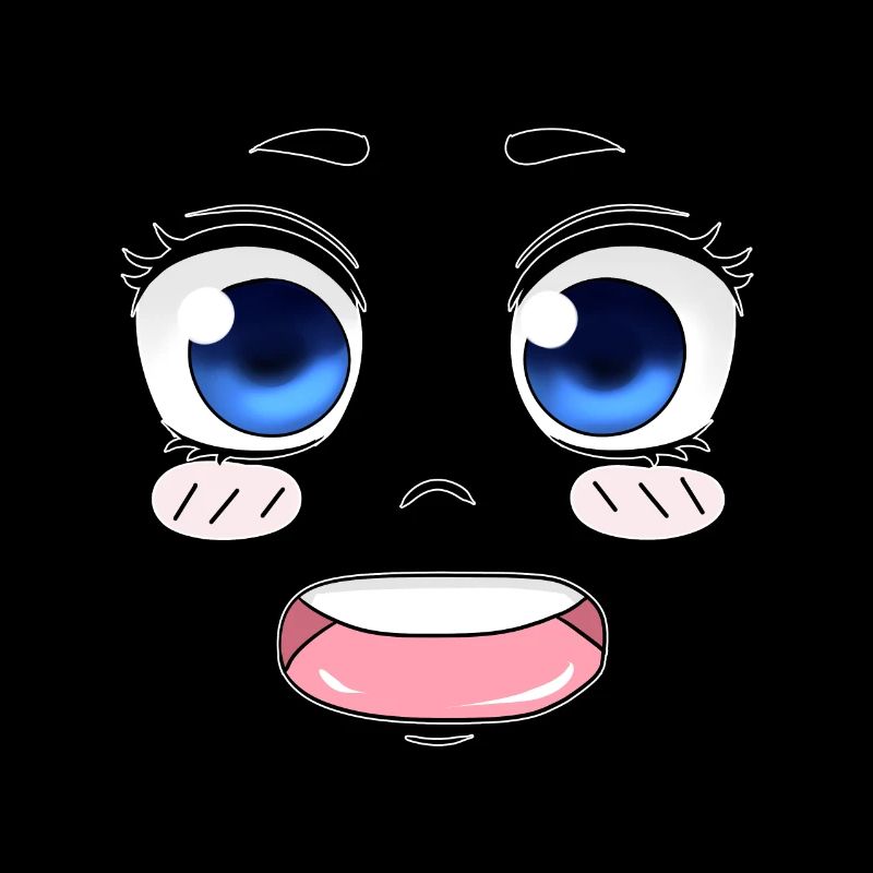 Funny Chibi Face Eyes Manga
