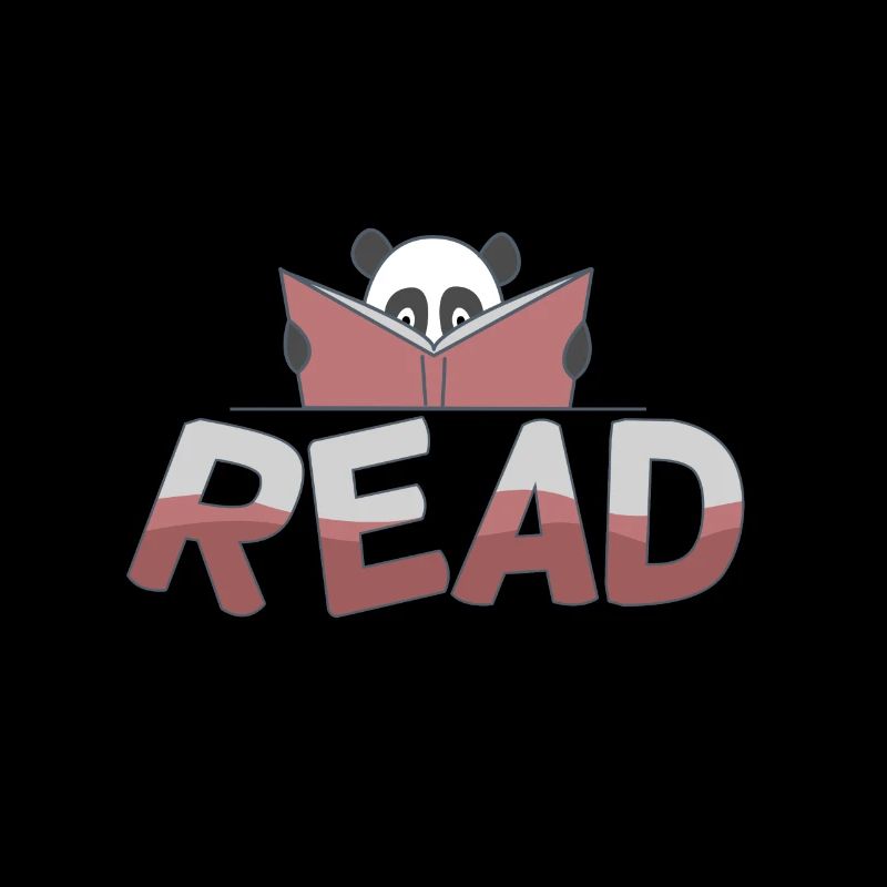 Panda bear à la lecture à l'école