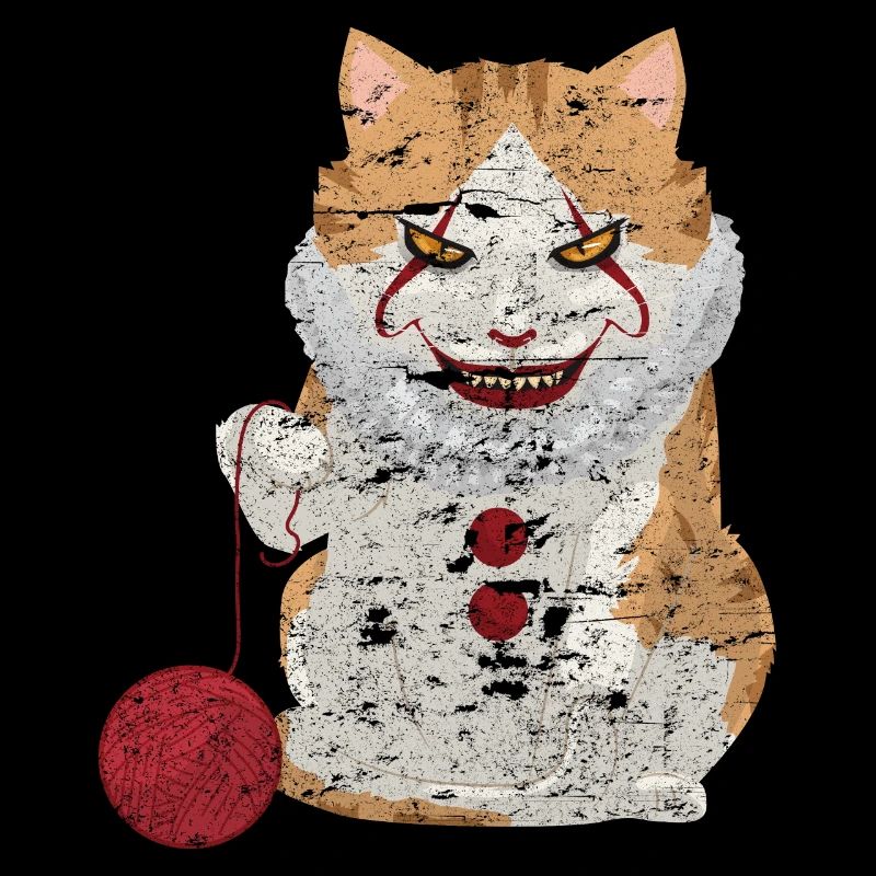Halloween Horror Katze
