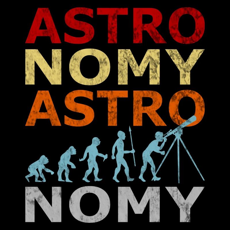 Retro Vintage Evolution Astronomie Teleskop