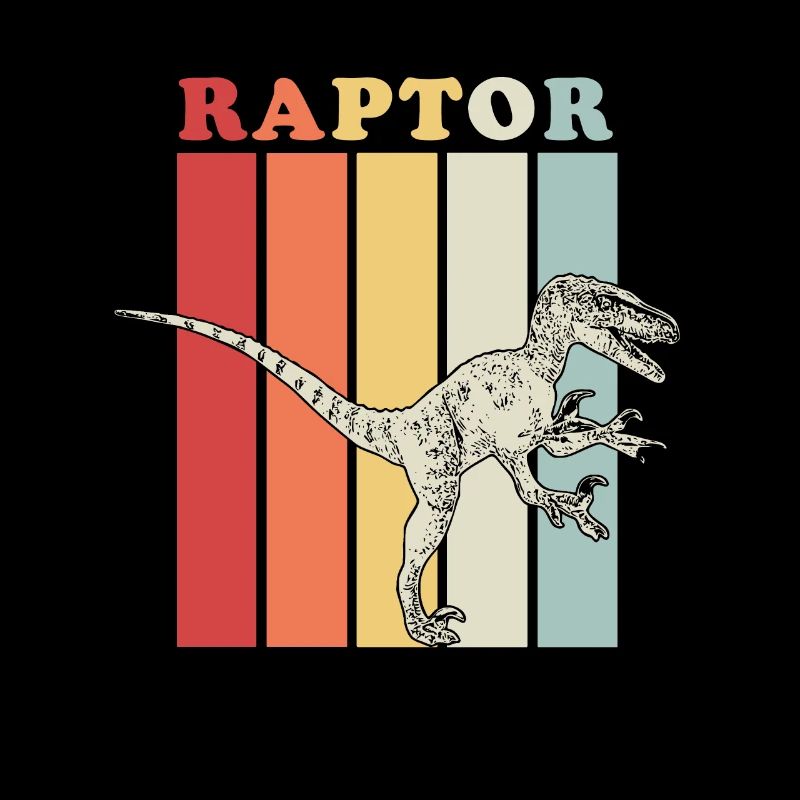 Raptor Retro Geschenk