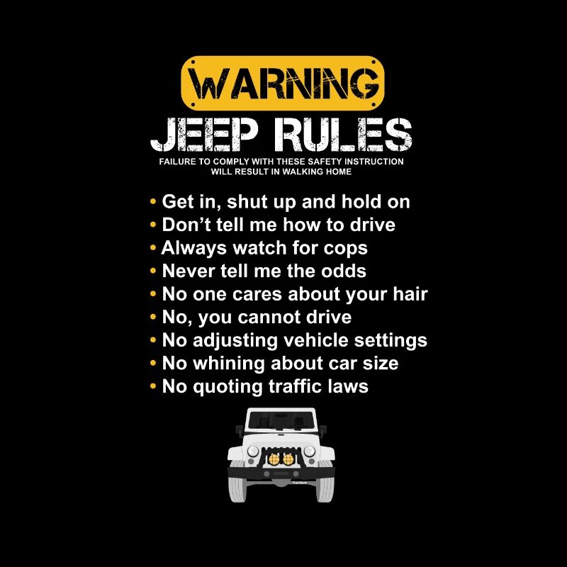 Warning Jeep Regeln