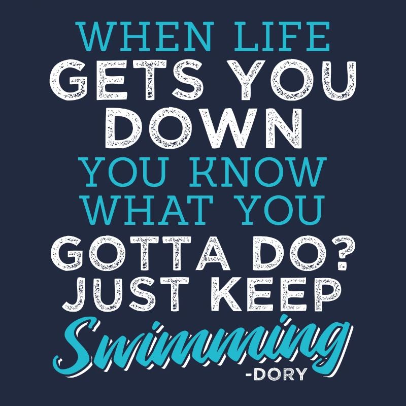 Continuez simplement à nager