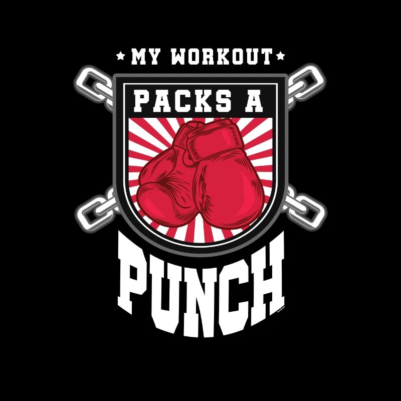 Mein Workout-Packs ein Punch
