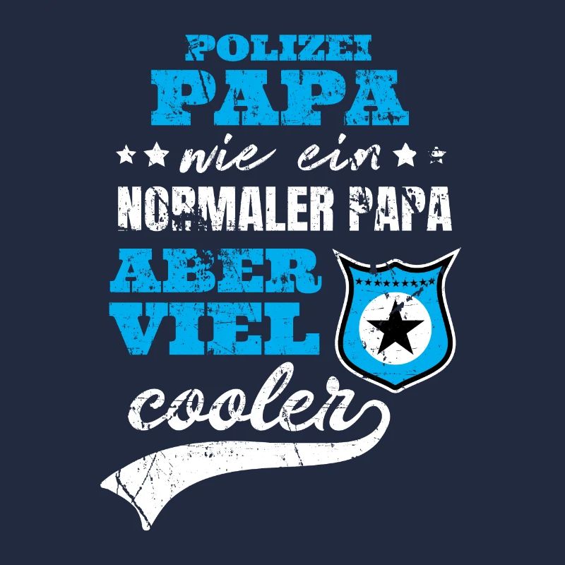 Polizei Papa Geschenk cool