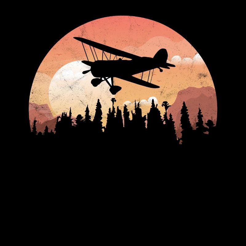 Forêt de coucher du soleil