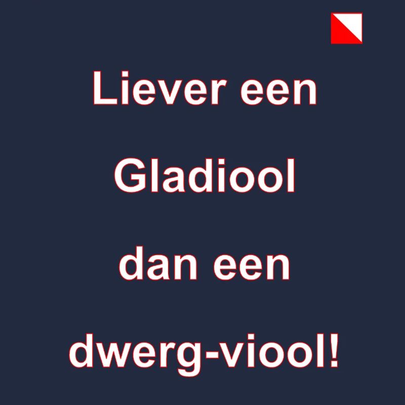 Bevorzugen Sie eine Gladiolus als eine Zwerggeige w