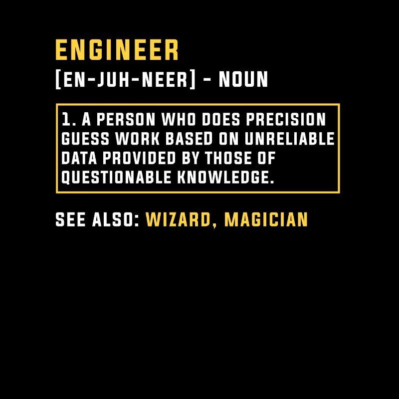Engineer definition engineering gift