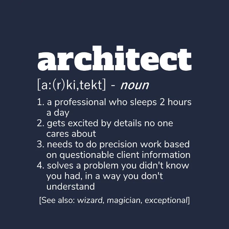 Architect Definition T-Shirt, Funny Architects
