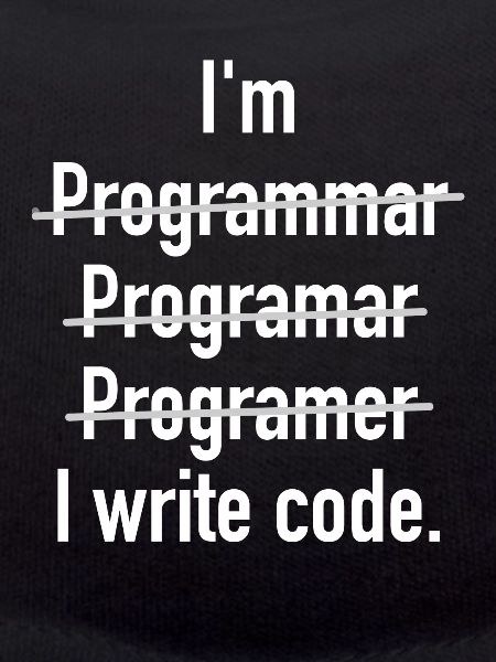 I'm Programmer - I Write Code