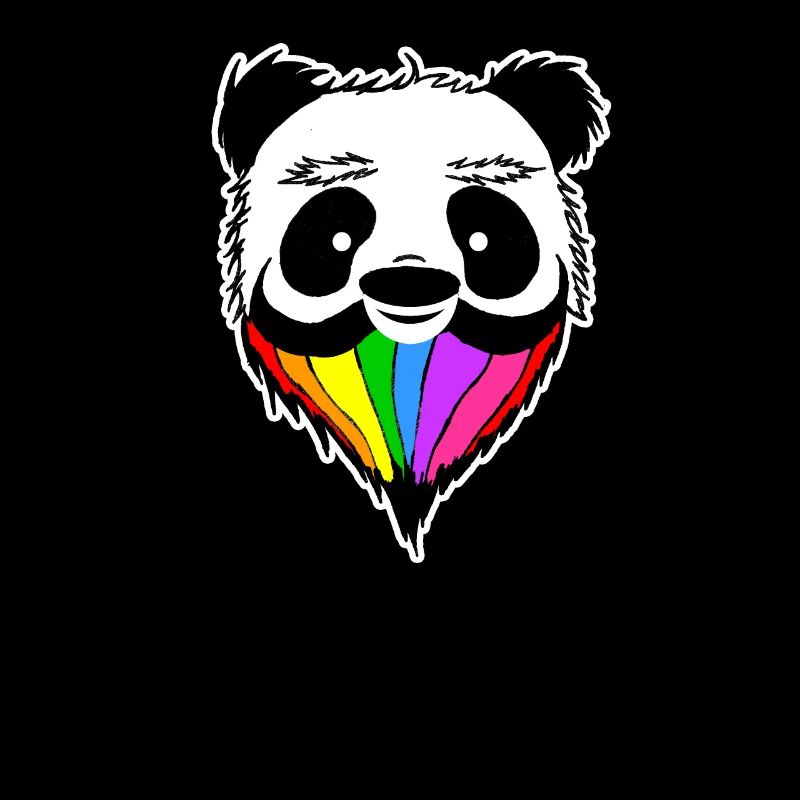 Panda Schwule Lesben Gaypride Bär Bart