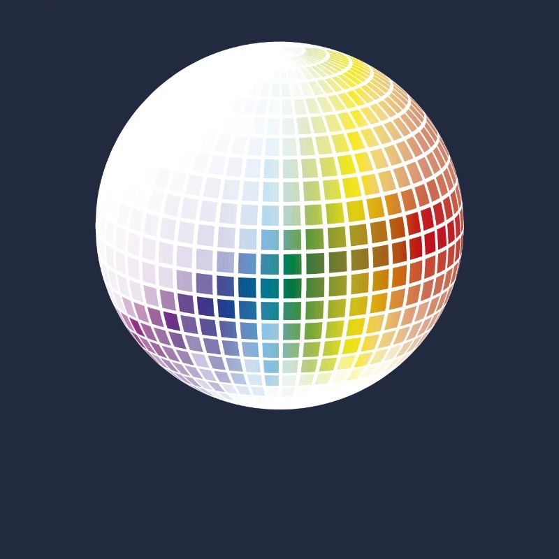 Regenbogen-Disco-Kugel