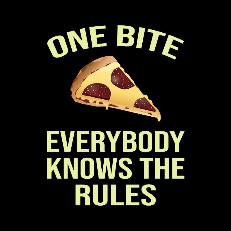 une bouchée de pizza tout le monde connaît les règles
