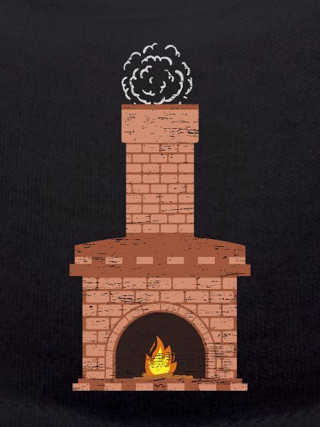 Cheminée cheminée noël cadeau laid