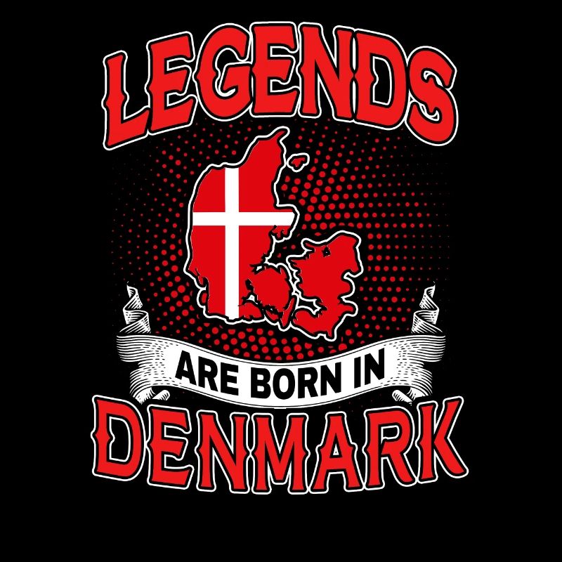 Legends Denmark Drapeau Drapeau Cadeau