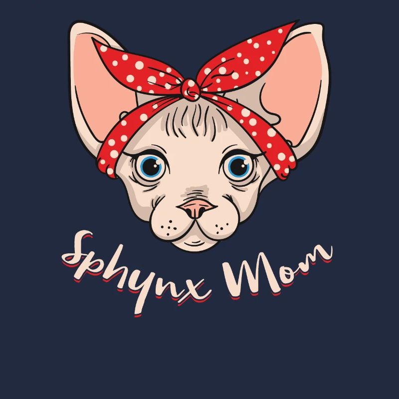 Sphynx mère de chat