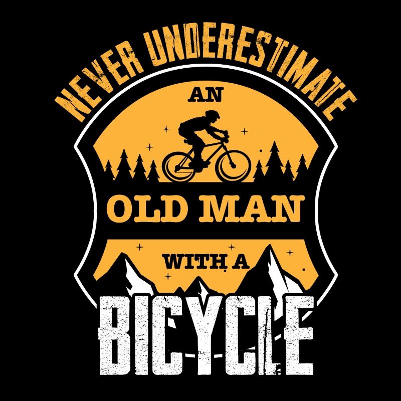 Bicycle old man