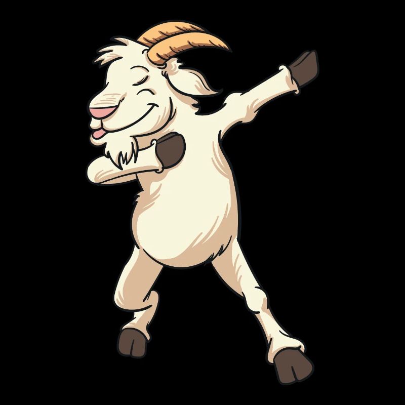 Ziege Dabbing Dabb Dabbin Tanz Tshirt Geschenk